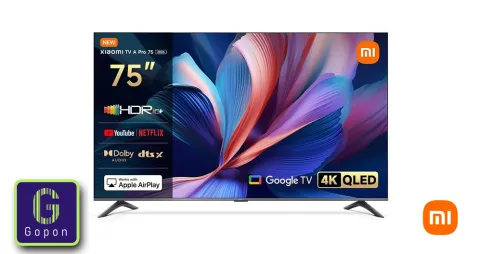 تلفزيون ذكي ايه برو 75 بوصة جوجل QLED بدقـة 4K موديـل 2026  من شـاومي