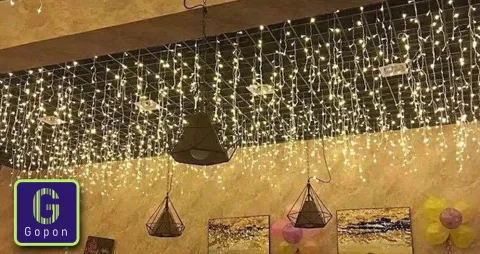 حبل اضاءة LED خارجي مرن طول 100 متر