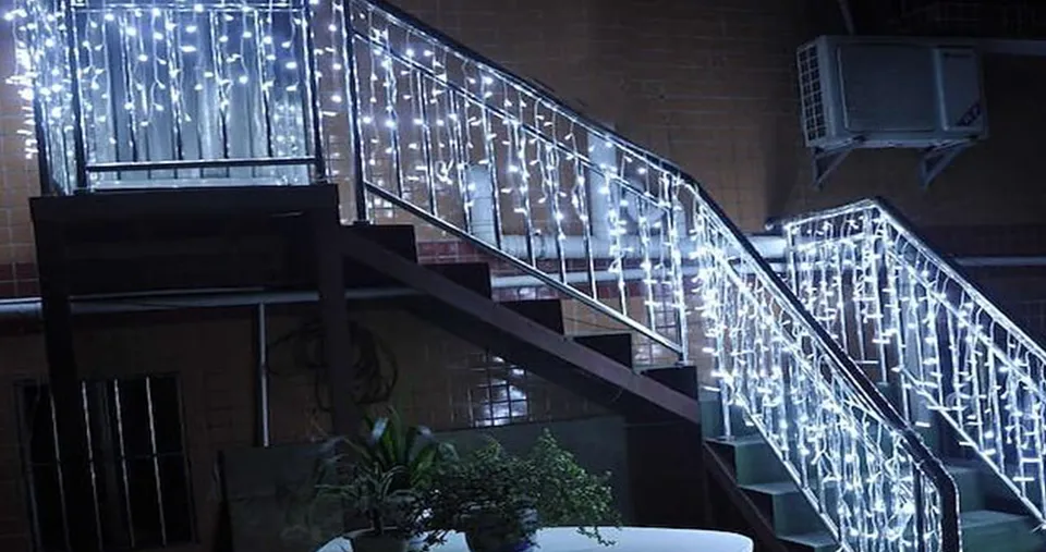 حبل اضاءة LED خارجي مرن طول 100 متر